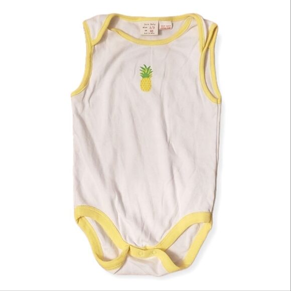 NWOT Zara Baby Pineapple Sleeveless Onesie - Picture 1 of 6